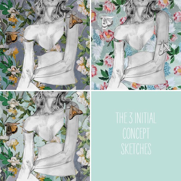 Initial sketches from Jessica Watts